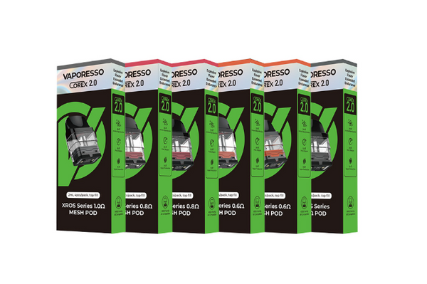 Vaporesso Xros Series Corex Pod Cartridge for Xros / Xros 2 / Xros Min E-CIGARETTES.CA INC. Vaporesso Xros Series Corex Pod Cartridge for Xros / Xros 2 / Xros Min E-CIGARETTES.CA INC.