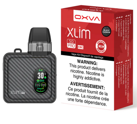 OXVA XLIM SQ PRO POD KIT [CRC] - Black Carbon