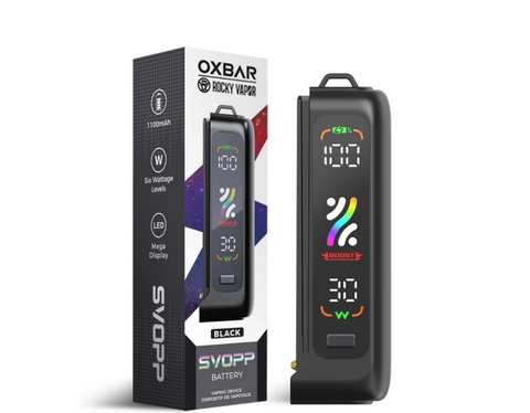 Svopp Rocky Vapor Oxbar [Device Kit] 1100mAh - Black