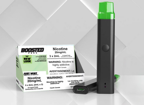 Boosted Pods (Original Boosted Nicotine) - Not Compatible With STLTH Device ***Harmonized Stamped***