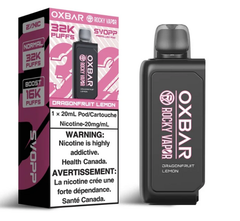 Svopp Rocky Vapor Oxbar/Rocky Vapor [Prefilled Pod] 32k - While Supplies Last