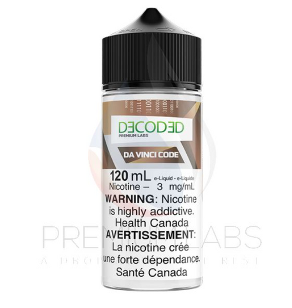 Decoded E-Liquid - 120ml [Freebase Nicotine]