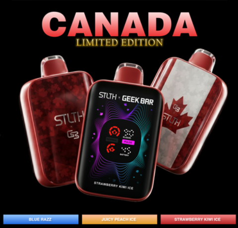 STLTH X GEEK BAR DISPOSABLE 80k - CANADA DAY LIMITED EDITION