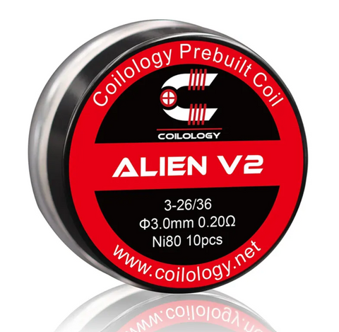 COILOLOGY Alien V2 PREWRAPPED COILS 10PC