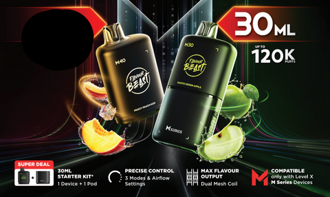 Level X M Series 30mL Starter Kits Includes one Level X M Series Device and one 30mL pod - Preorder early access ships week Aug. 10-15 2026