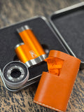 DICODES Dani SBS 18650/24MM ADAPTER/LEATHER CASE - ORANGE