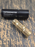 Vapemonster - "Astra VMT-217" Mechanical Tube Mod - Naval Brass, Mirror Polished
