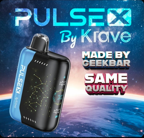 PULSE X by Krave Disposable Vape (Made by Geekbar) - While Supplies Last