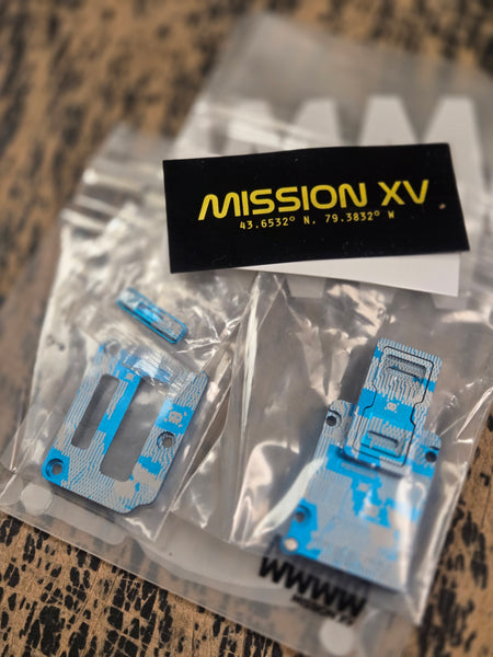 BILLET BOX REV 4 MISSION SWITCH - BLUE