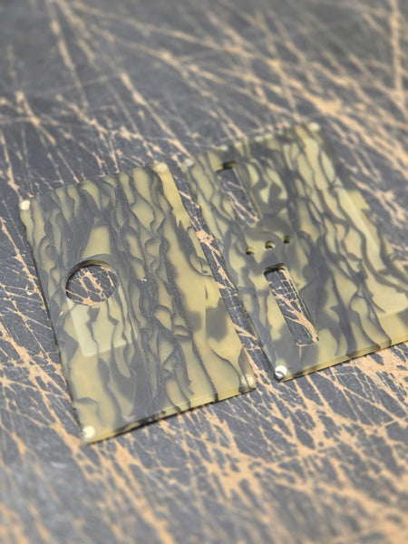 BILLET BOX PANEL BLACK YELLOW