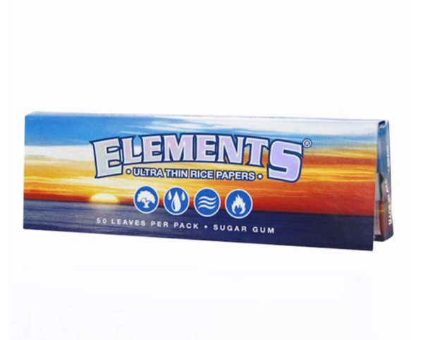 ELEMENT'S SINGLEWIDE ULTRA THIN RICE ROLLING PAPERS