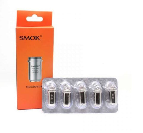 Smok Stick AIO/Priv One Coils (5-Pack) – 0.23Ω – (25 – 45W) Fits Smok AIO Stick