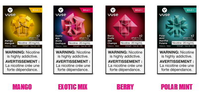 VUSE EPOD REPLACEMENT PODS 2/PK "BOLD"